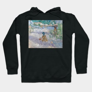 Nice Beach by Berthe Morisot Hoodie